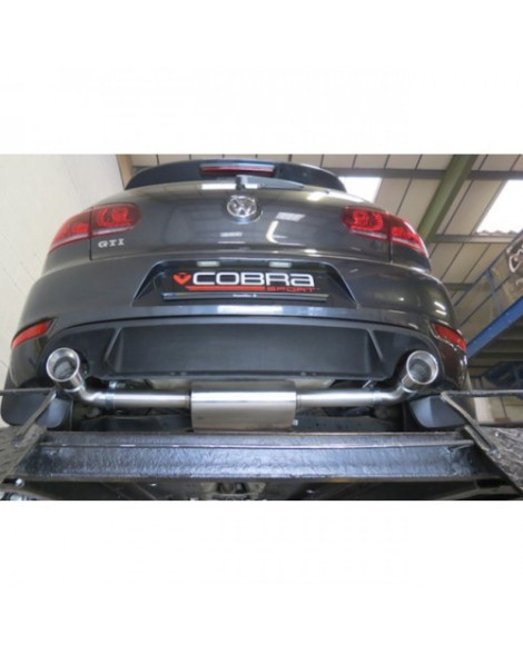 VW Golf GTI MK6 (5K) 09-12 Cobra Sport Cat Back System (Non-Resonated) VW Golf GTI MK6 (5K) 09-12 Cobra Sport Cat Back System (Non-Resonated)